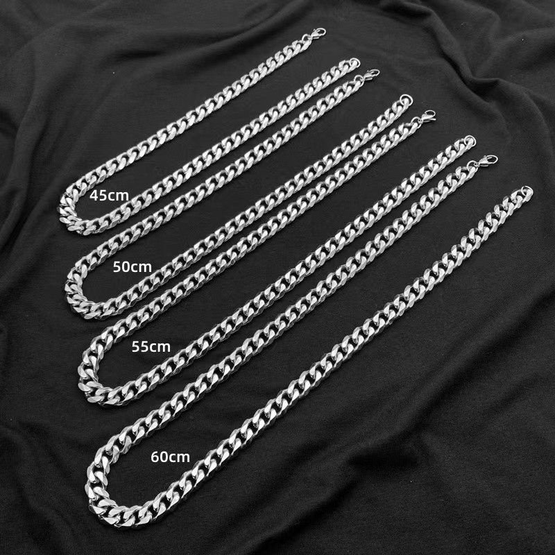 Vòng cổ Thép Titan Phong Cách hip hop Đường Phố hip hop Mỹ Cho Nam