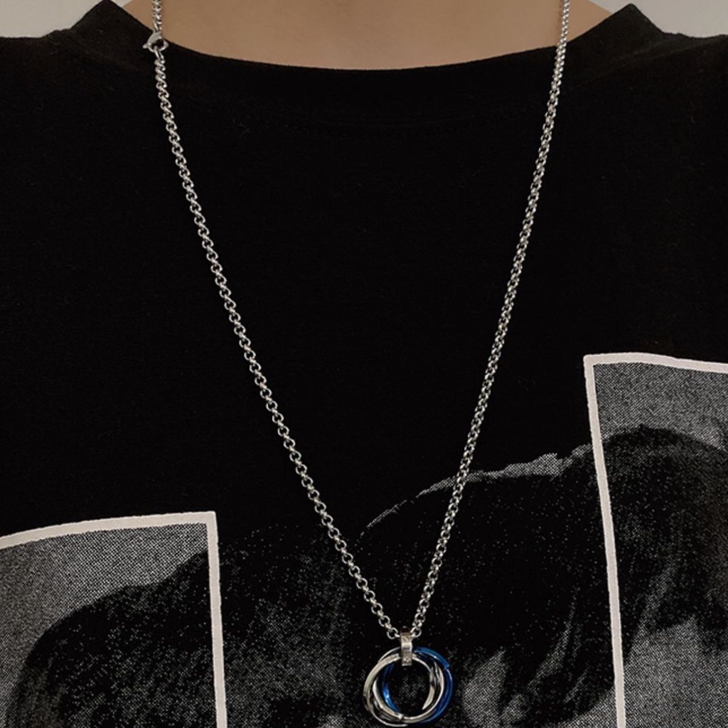 Vòng cổ Thép Titan Phong Cách hip hop Cá Tính Cho Nam Nữ