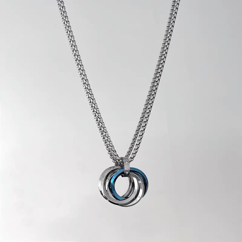 Vòng cổ Thép Titan Phong Cách hip hop Cá Tính Cho Nam Nữ