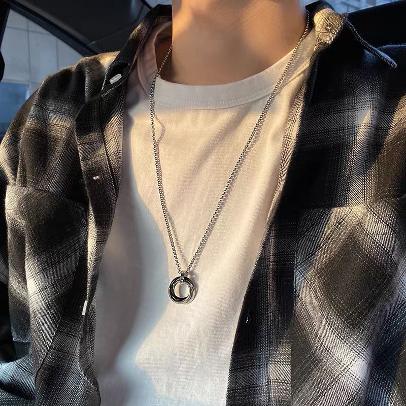 Vòng cổ Thép Titan Phong Cách hip hop Cá Tính Cho Nam Nữ