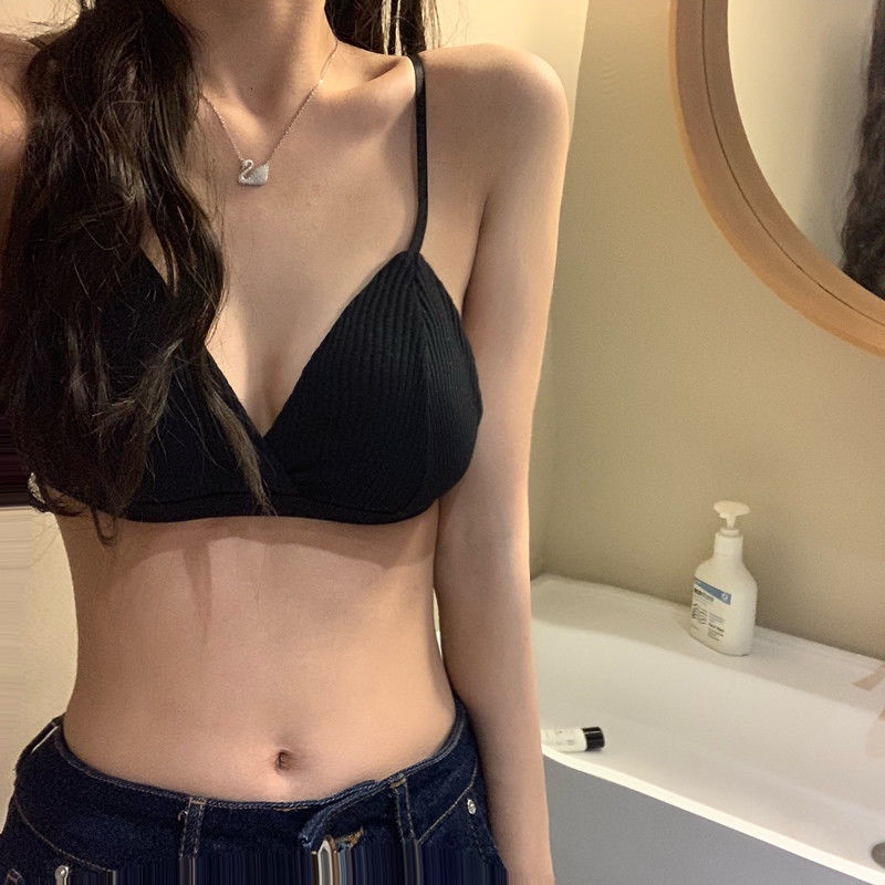 Jiashucheng Áo Ngực Mỏng Không Gọng Hình Tam Giác Chống Chói Chất Lượng Cao