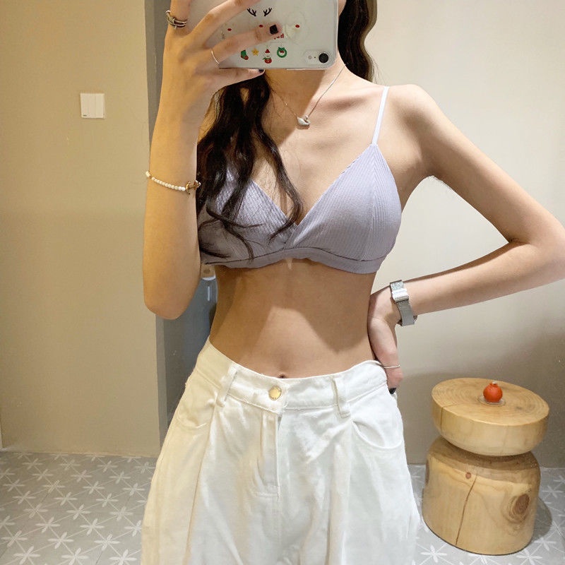 Jiashucheng Áo Ngực Mỏng Không Gọng Hình Tam Giác Chống Chói Chất Lượng Cao