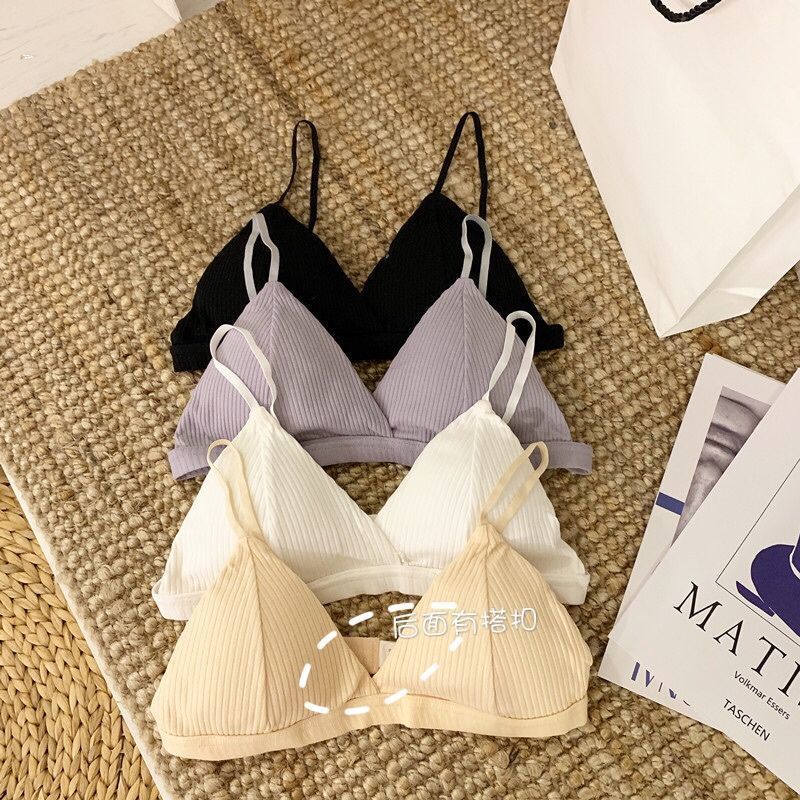 Jiashucheng Áo Ngực Mỏng Không Gọng Hình Tam Giác Chống Chói Chất Lượng Cao