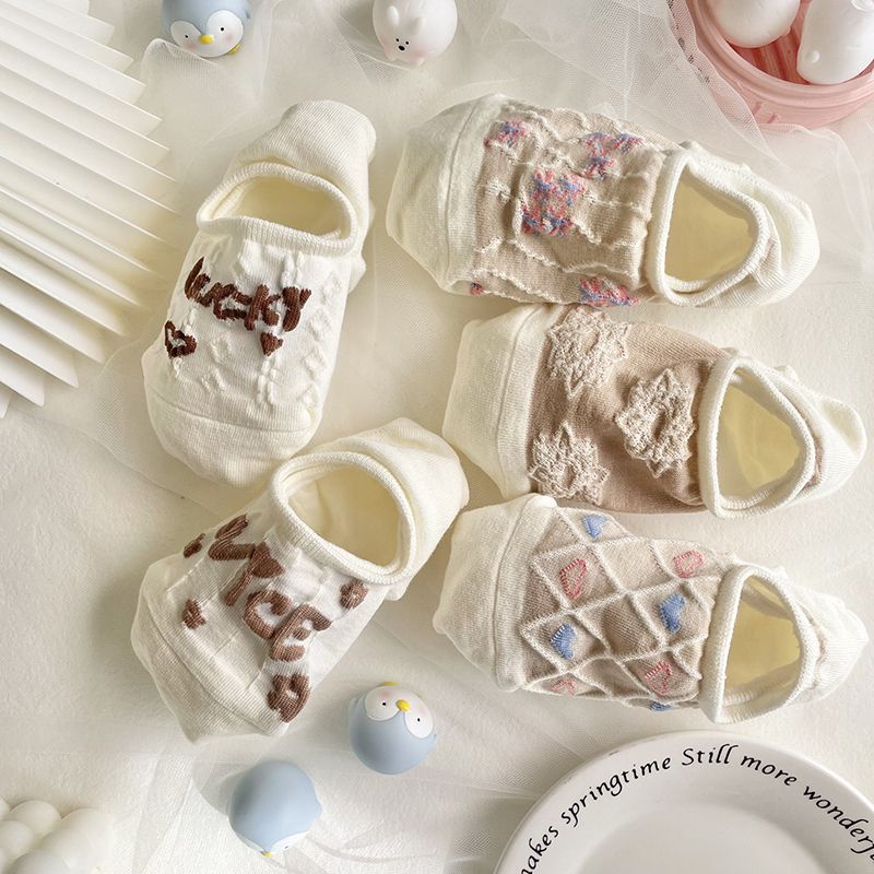 Vớ Mỏng Cổ Thấp Vô Hình Thoáng Khí Dễ Phối Đồ Thời Trang Mùa Hè Cho Nữ