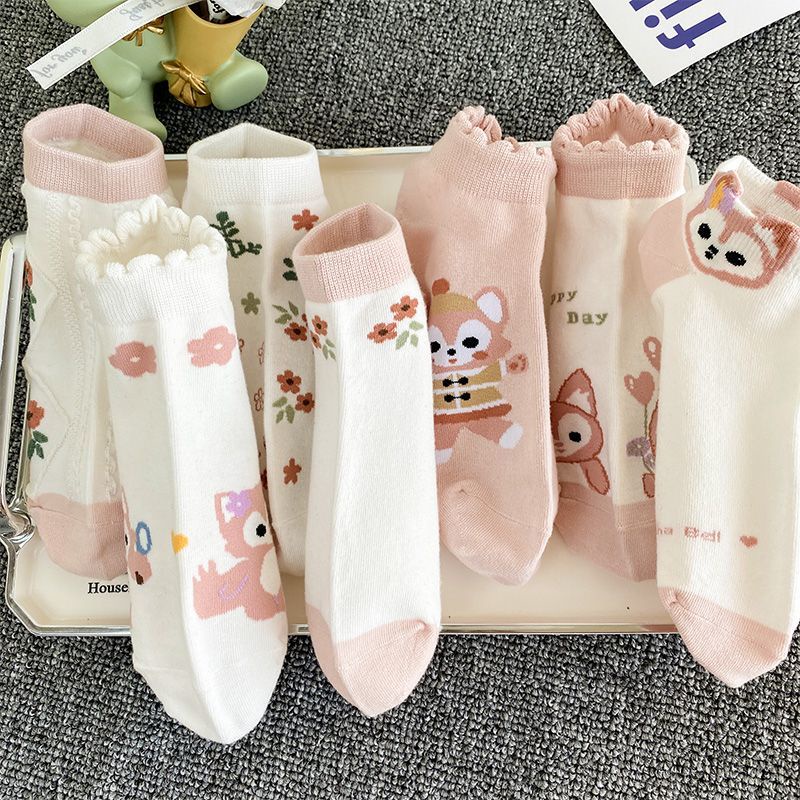 Vớ Thuyền Mỏng Mùa Hè Phong Cách Preppy Nhật Bản Dễ Phối Đồ Miệng Nông Dễ Phối Đồ Có Gót Chống Rơi Phong Cách Preppy Dễ Thương Cho Nữ Sinh