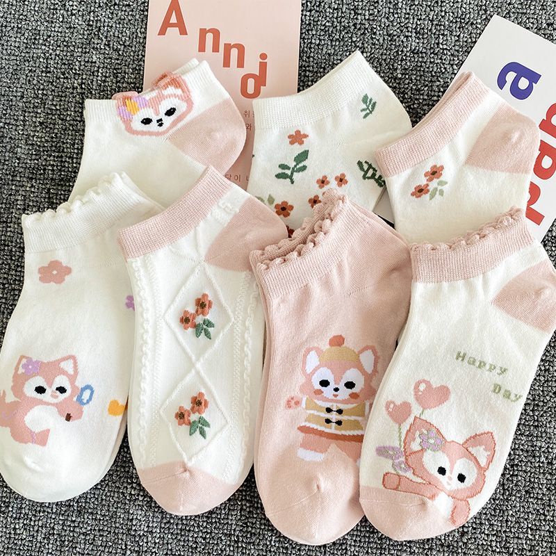 Vớ Thuyền Mỏng Mùa Hè Phong Cách Preppy Nhật Bản Dễ Phối Đồ Miệng Nông Dễ Phối Đồ Có Gót Chống Rơi Phong Cách Preppy Dễ Thương Cho Nữ Sinh