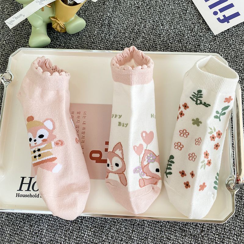 Vớ Thuyền Mỏng Mùa Hè Phong Cách Preppy Nhật Bản Dễ Phối Đồ Miệng Nông Dễ Phối Đồ Có Gót Chống Rơi Phong Cách Preppy Dễ Thương Cho Nữ Sinh