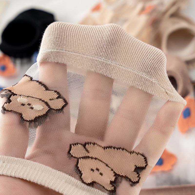 Vớ Thuyền Mỏng Mùa Hè Phong Cách Preppy Nhật Bản Dễ Phối Đồ Miệng Nông Dễ Phối Đồ Có Gót Chống Rơi Phong Cách Preppy Dễ Thương Cho Nữ Sinh