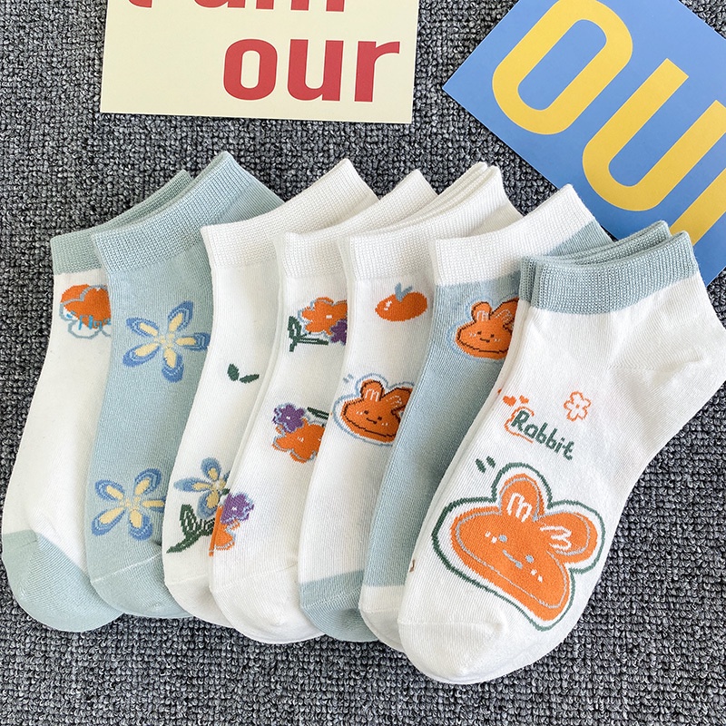 Vớ Thuyền Mỏng Mùa Hè Miệng Nông Dễ Phối Đồ Phong Cách Preppy Nhật Bản Dễ Thương Cho Nữ Sinh