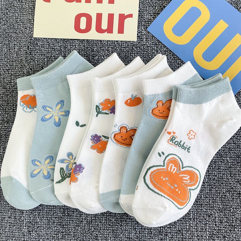 Vớ Thuyền Mỏng Mùa Hè Miệng Nông Dễ Phối Đồ Phong Cách Preppy Nhật Bản Dễ Thương Cho Nữ Sinh