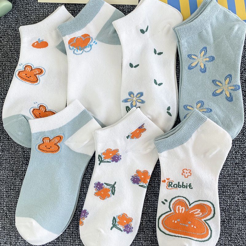 Vớ Thuyền Mỏng Mùa Hè Miệng Nông Dễ Phối Đồ Phong Cách Preppy Nhật Bản Dễ Thương Cho Nữ Sinh