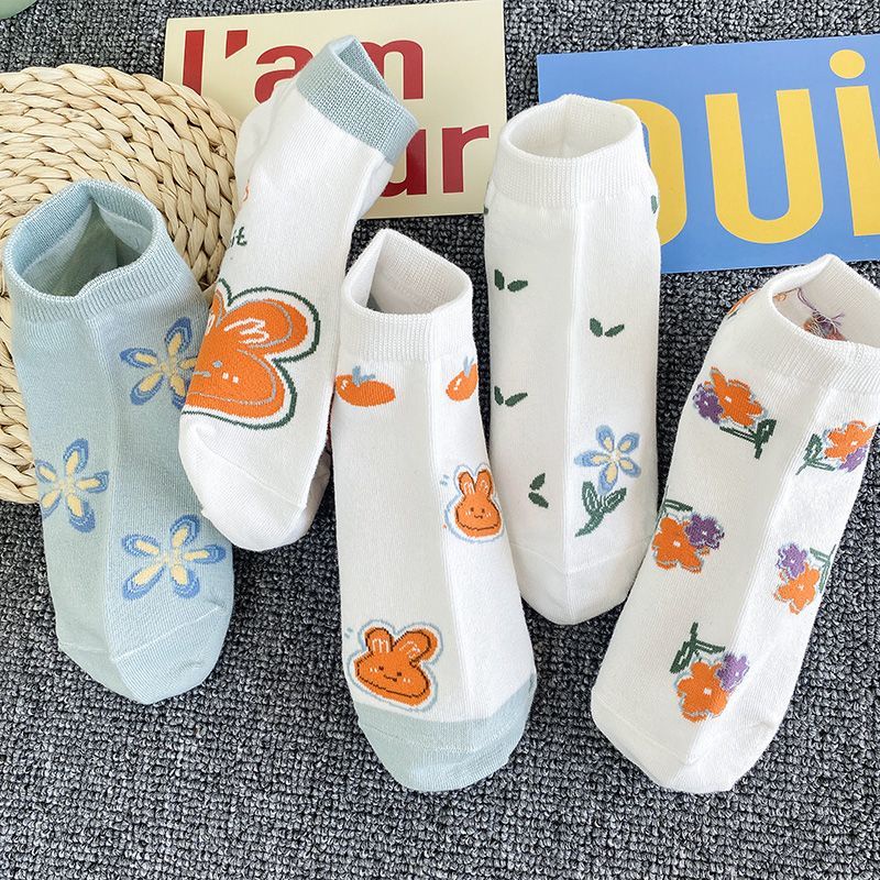 Vớ Thuyền Mỏng Mùa Hè Miệng Nông Dễ Phối Đồ Phong Cách Preppy Nhật Bản Dễ Thương Cho Nữ Sinh