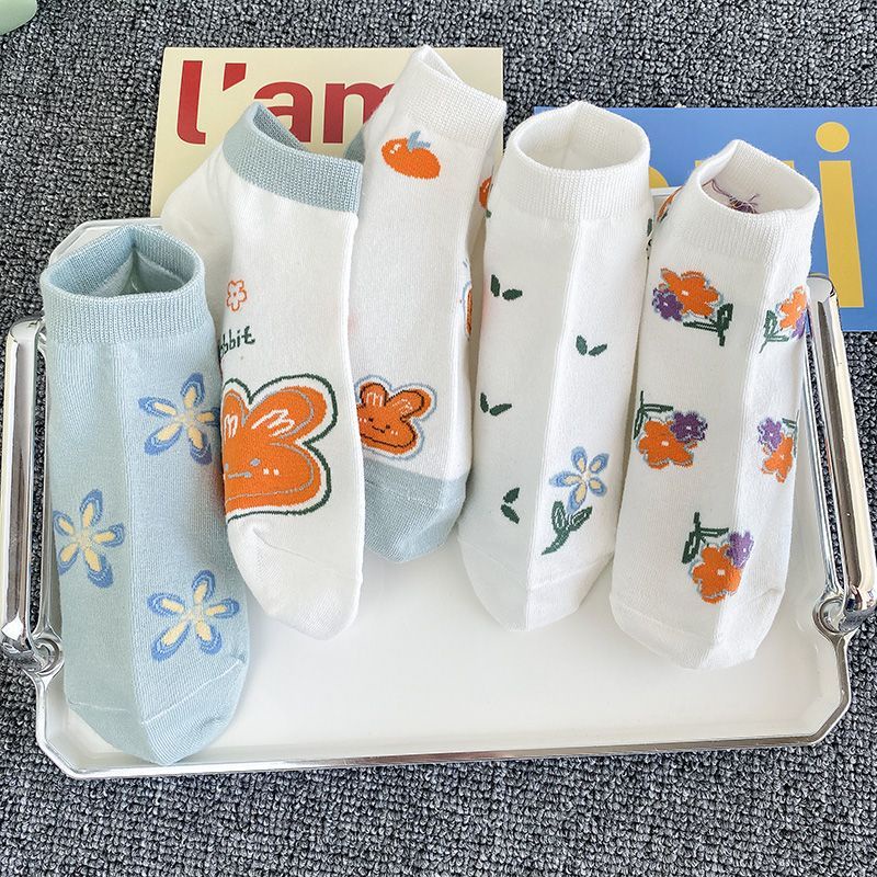 Vớ Thuyền Mỏng Mùa Hè Miệng Nông Dễ Phối Đồ Phong Cách Preppy Nhật Bản Dễ Thương Cho Nữ Sinh