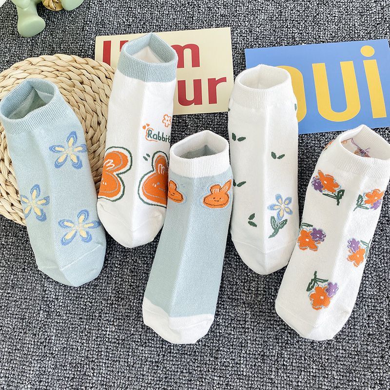 Vớ Thuyền Mỏng Mùa Hè Miệng Nông Dễ Phối Đồ Phong Cách Preppy Nhật Bản Dễ Thương Cho Nữ Sinh