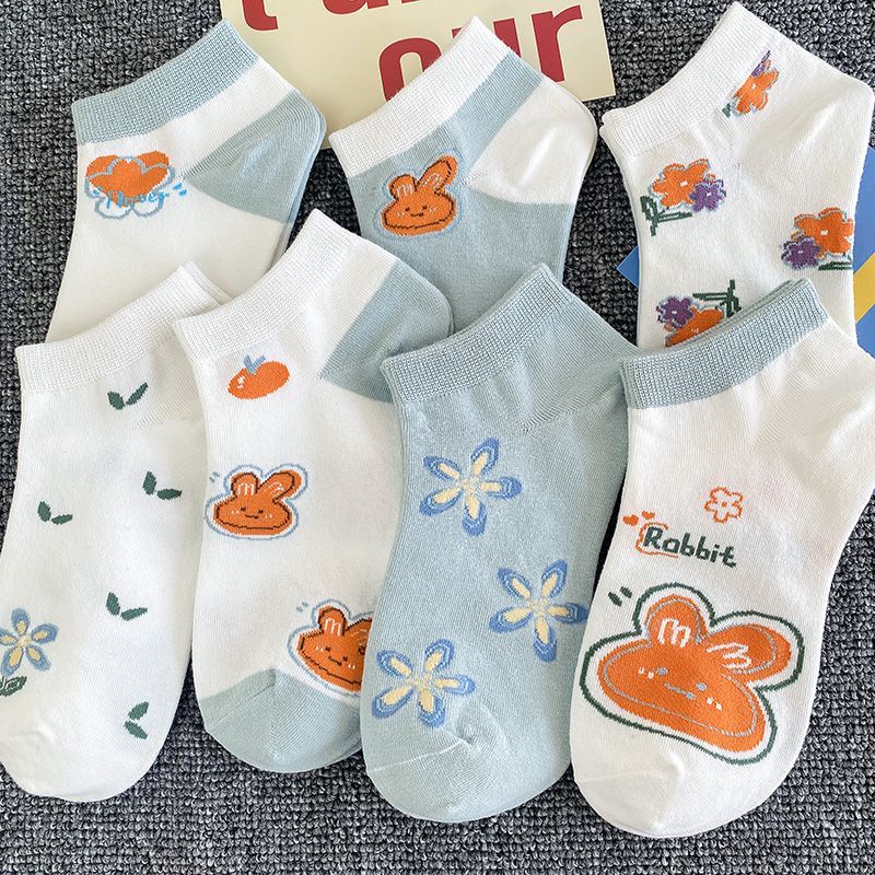 Vớ Thuyền Mỏng Mùa Hè Miệng Nông Dễ Phối Đồ Phong Cách Preppy Nhật Bản Dễ Thương Cho Nữ Sinh