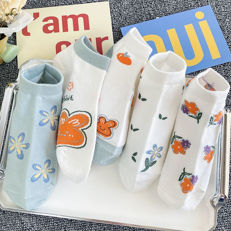 Vớ Thuyền Mỏng Mùa Hè Miệng Nông Dễ Phối Đồ Phong Cách Preppy Nhật Bản Dễ Thương Cho Nữ Sinh