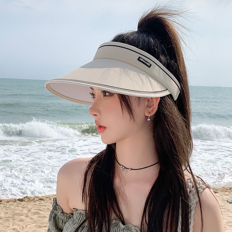 Mũ Chống Nắng Mùa Hè Hở Chóp Có Thể Gấp Gọn Chống Tia UV Cho Nữ