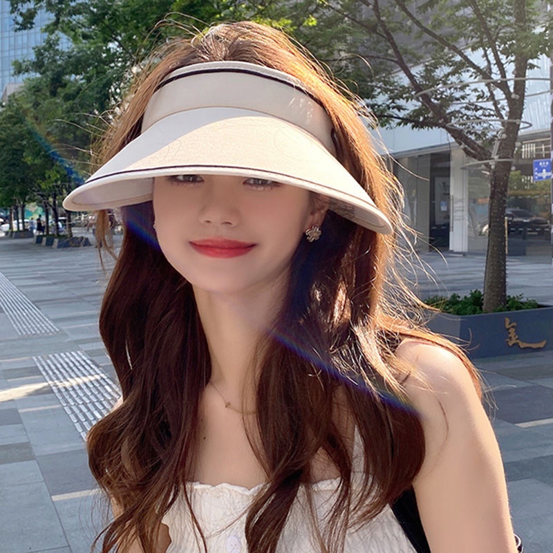 Mũ Chống Nắng Mùa Hè Hở Chóp Có Thể Gấp Gọn Chống Tia UV Cho Nữ