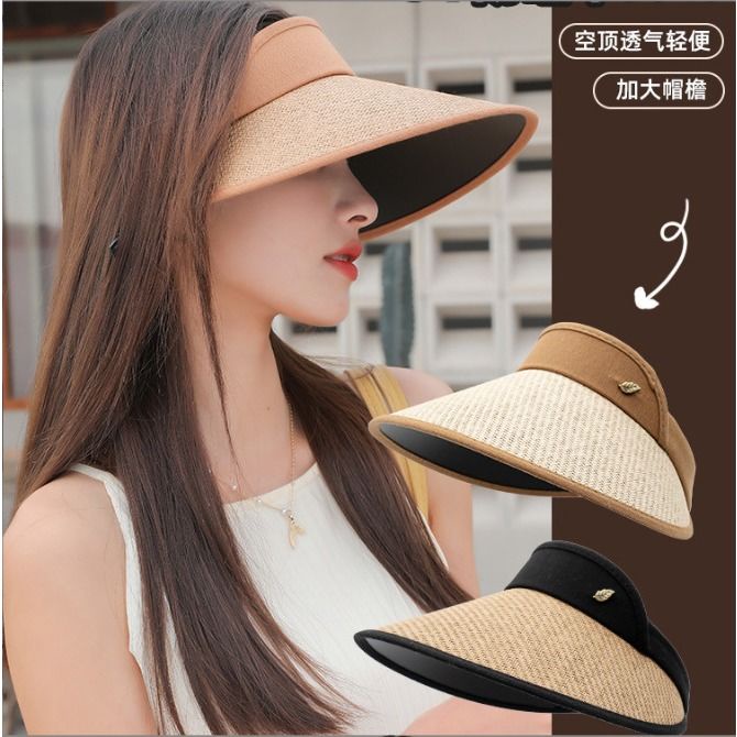 Mũ Cói Rộng Vành Chống Nắng Thiết Kế Đục Lỗ Thời Trang Mùa Hè Cho Nữ