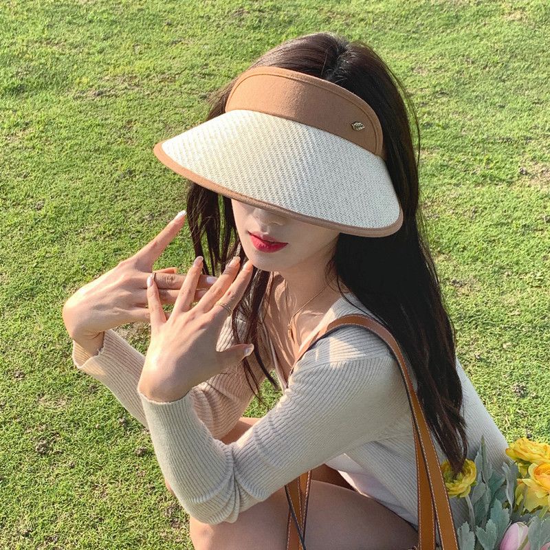 Mũ Cói Rộng Vành Chống Nắng Thiết Kế Đục Lỗ Thời Trang Mùa Hè Cho Nữ