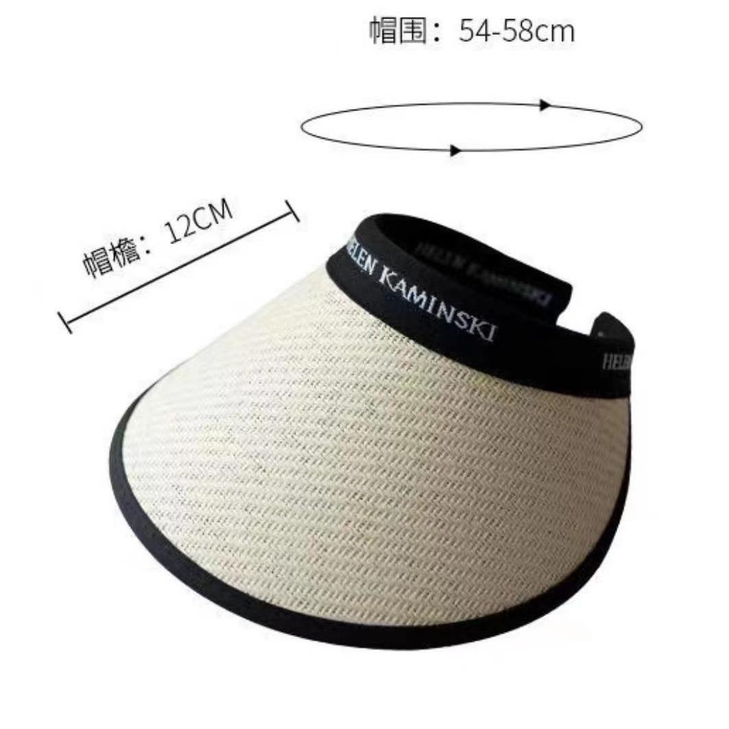 Mũ Dệt Chống Nắng Bằng Vinyl Có Thể Điều Chỉnh Kích Cỡ Thời Trang Mùa Hè