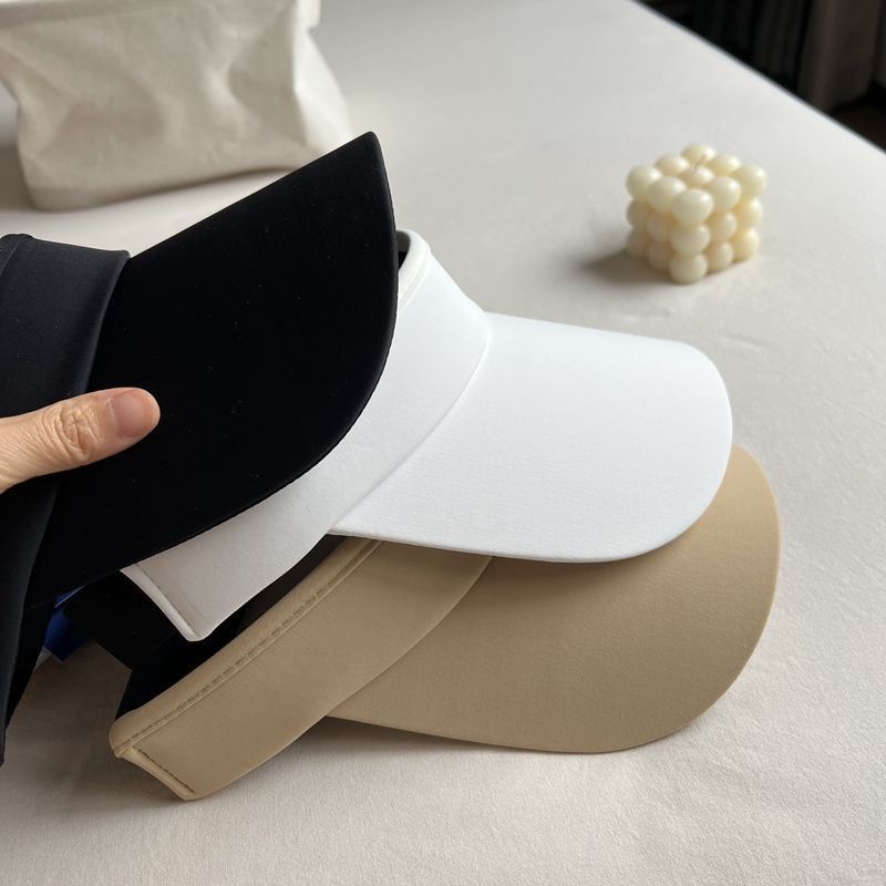 Mũ Lưỡi Trai Hở Chóp Vải Lụa Lạnh Chống Nắng Thời Trang Mùa Hè Cho Nam Và Nữ