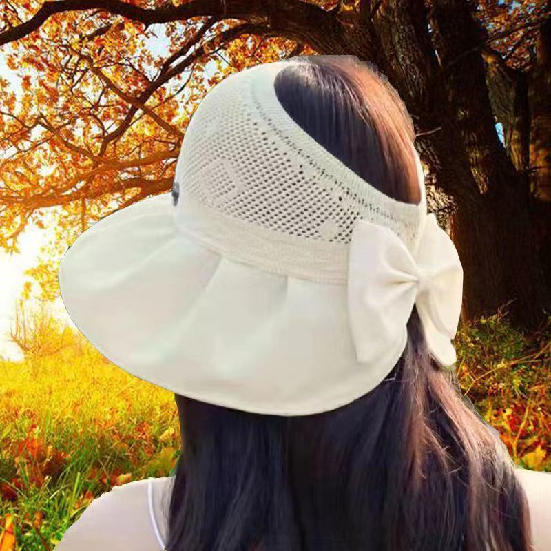 Mũ Cói Rộng Vành Chống Nắng Thiết Kế Đục Lỗ Thời Trang Xuân Hè Cho Nữ