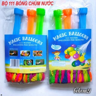 Bộ 111 quả bóng chùm nước Bóng bay nước Bong bóng nước Bóng nước trùm