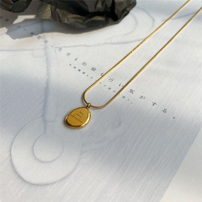 Vòng cổ Seiko!!! Vòng cổ Chữ Tiếng Anh Sang Trọng Nhẹ Nhàng Và Đa Năng Không Phai Màu Thiết Kế niche Cá Tính Mùa Hè Cho Nữ