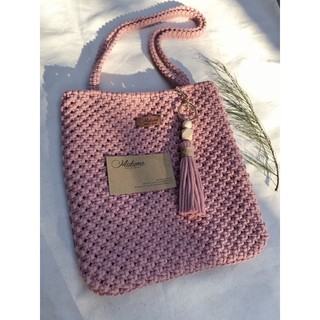 Túi xách đeo vai Macrame phong cách boho chic, vintage