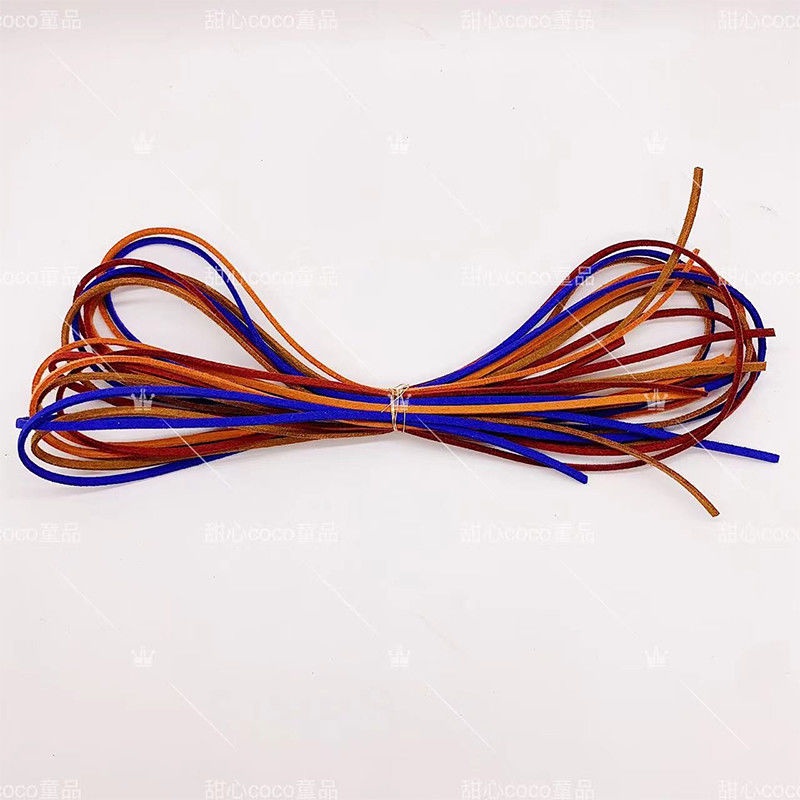 Dây Buộc Tóc Đuôi Ngựa Bằng Da Lộn Bện Nhiều Màu Sắc Ngọt Ngào Và Mát Mẻ Sáng Tạo