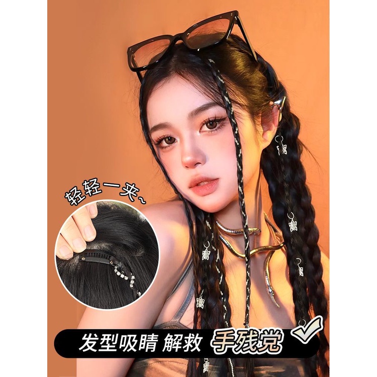 Dây Bện Tóc Đuôi Ngựa y2k Nhiều Màu Sắc Cho Nữ