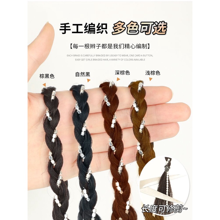 Dây Bện Tóc Đuôi Ngựa y2k Nhiều Màu Sắc Cho Nữ