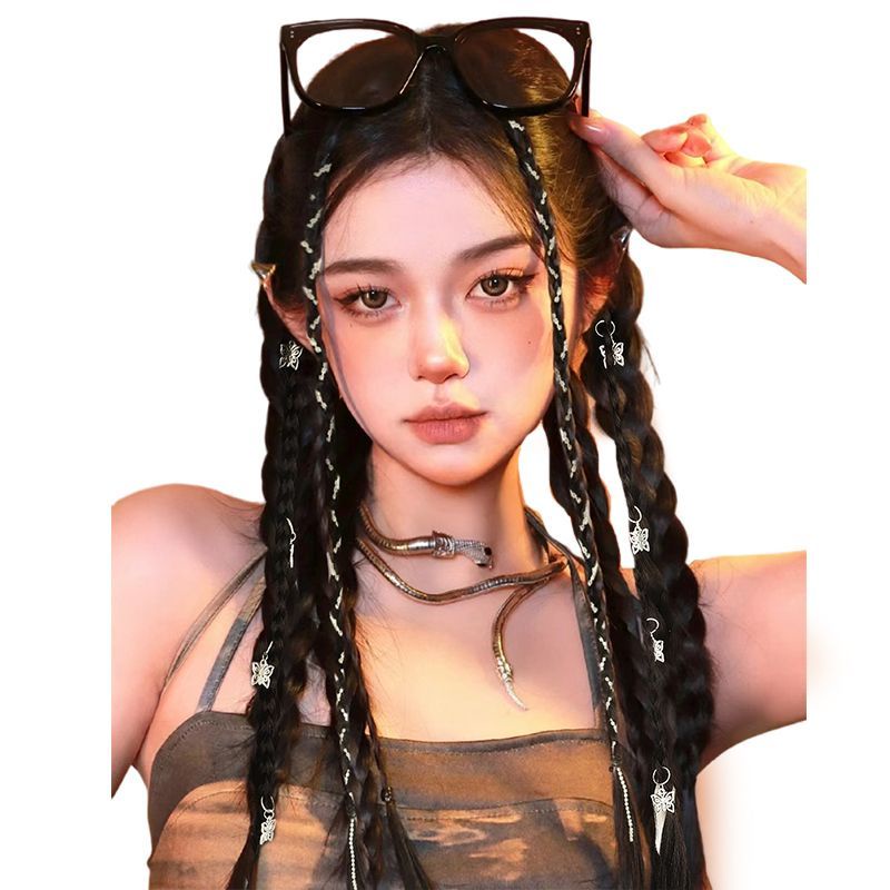 Dây Bện Tóc Đuôi Ngựa y2k Nhiều Màu Sắc Cho Nữ