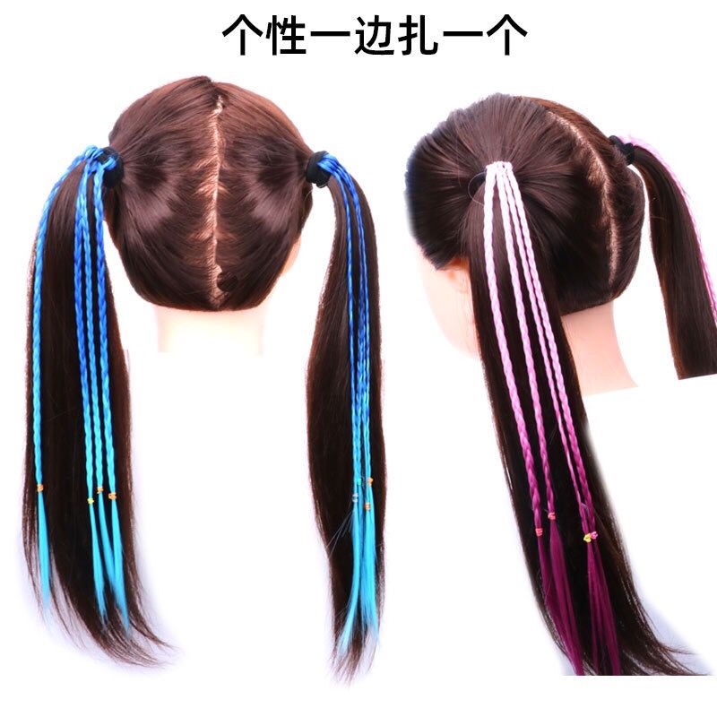 Dây Bện Tóc Nhiều Màu Sắc Dành Cho Trẻ Em Và Người Lớn Biểu Diễn Múa