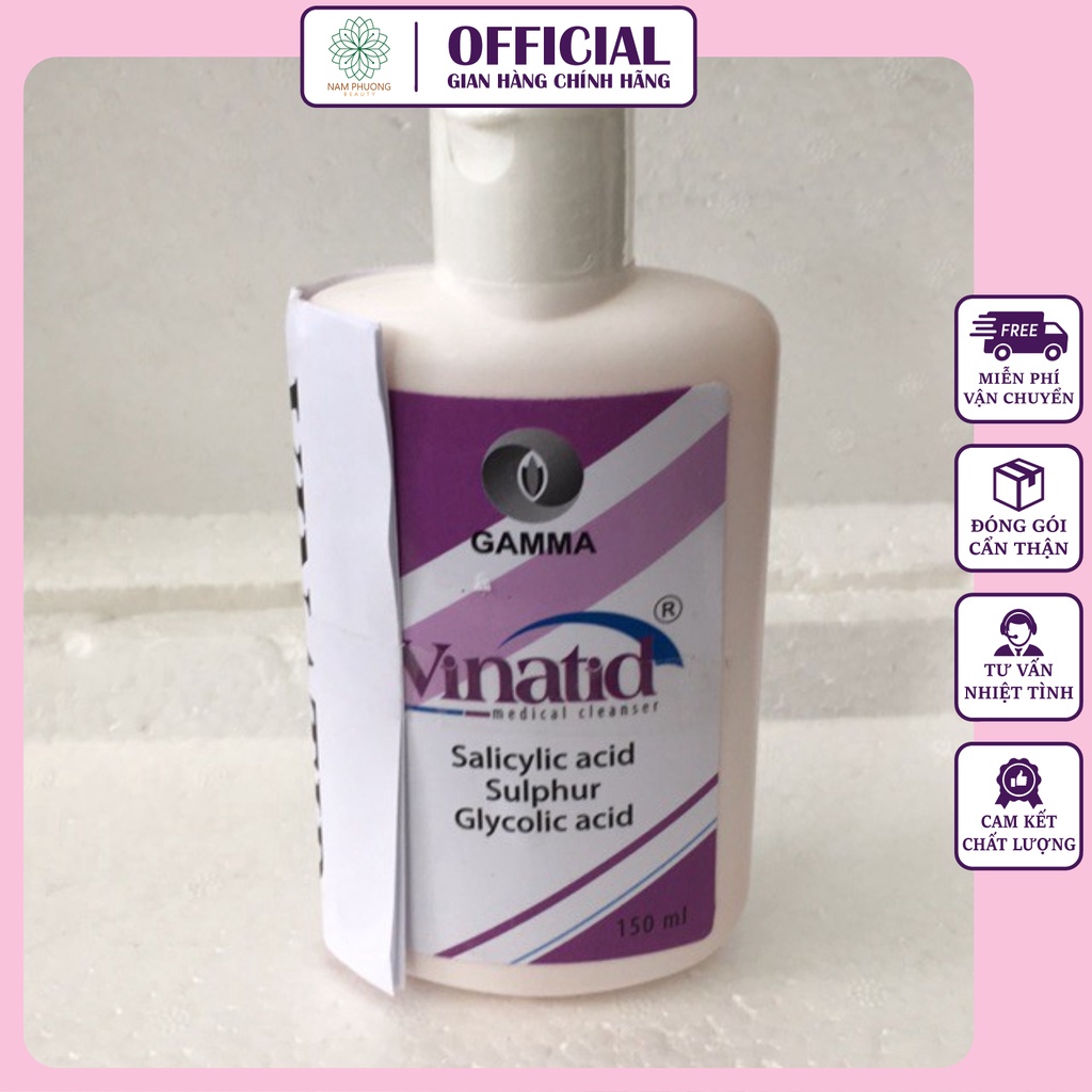 SỮA RỬA MẶT, SỮA TẮM VINATID 150ml
