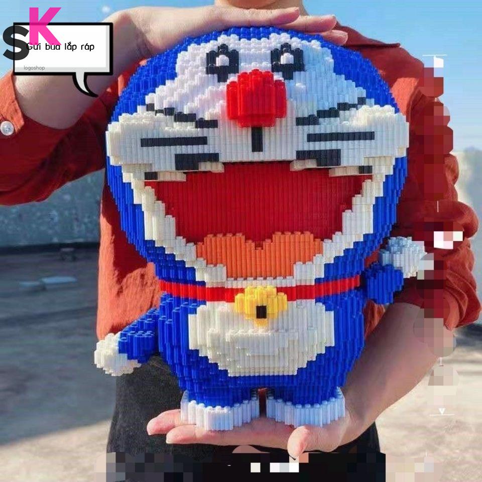 【hàng giao ngay】Tương thích với LEGO Doraemon Khối xây dựng Hạt nhỏ Quà tặng dành cho người lớn Đồ chơi trẻ em