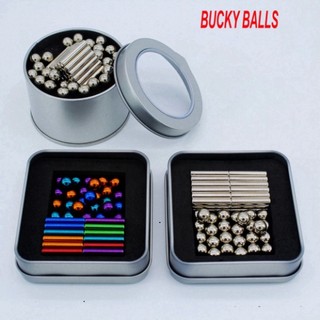 Bộ Đồ Chơi Kim Loại Nam Châm Zy Và Bóng Bucky Đồ Chơi Que Kim Loại Nam Châm Và Bóng Bucky Ball - Bạc