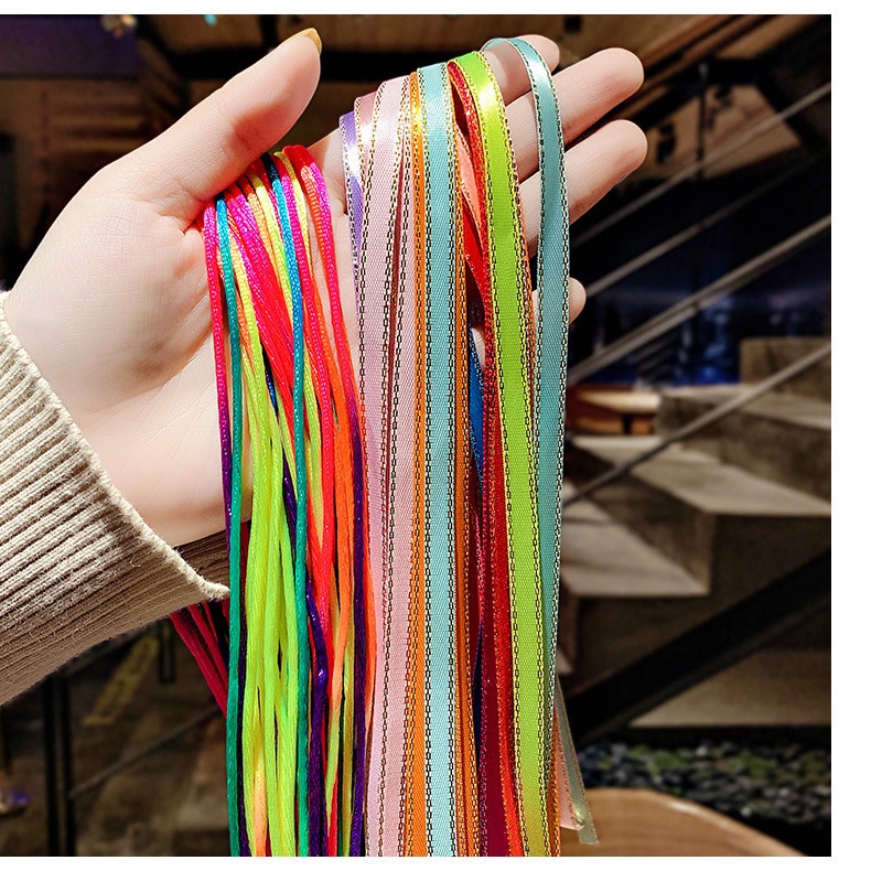 Dây Buộc Tóc Nhiều Màu Sắc Phong Cách Hàn Quốc Cho Bé Gái