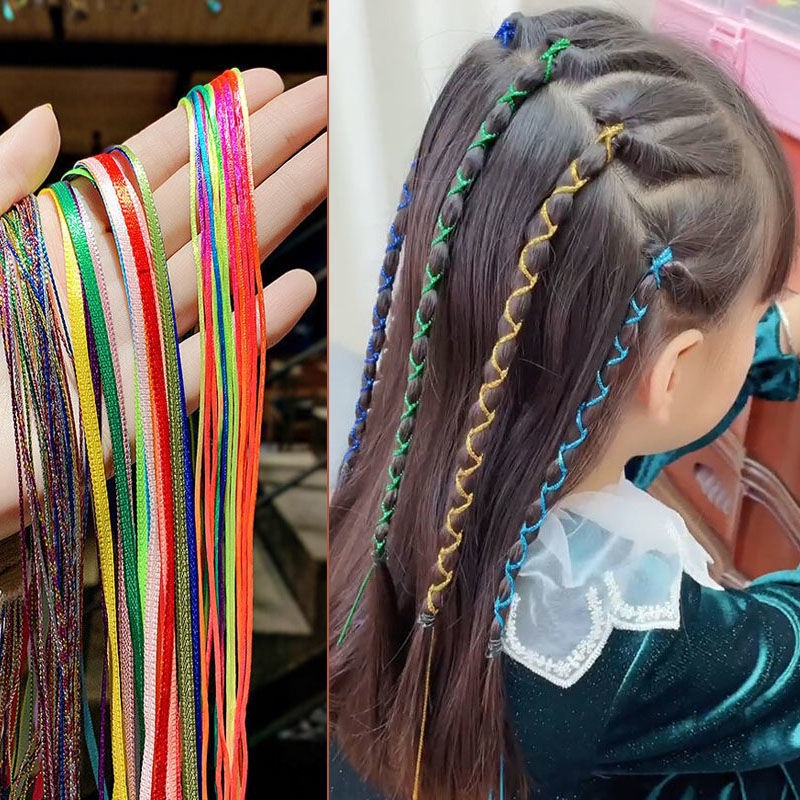 Dây Buộc Tóc Nhiều Màu Sắc Xinh Xắn Cho Bé Gái