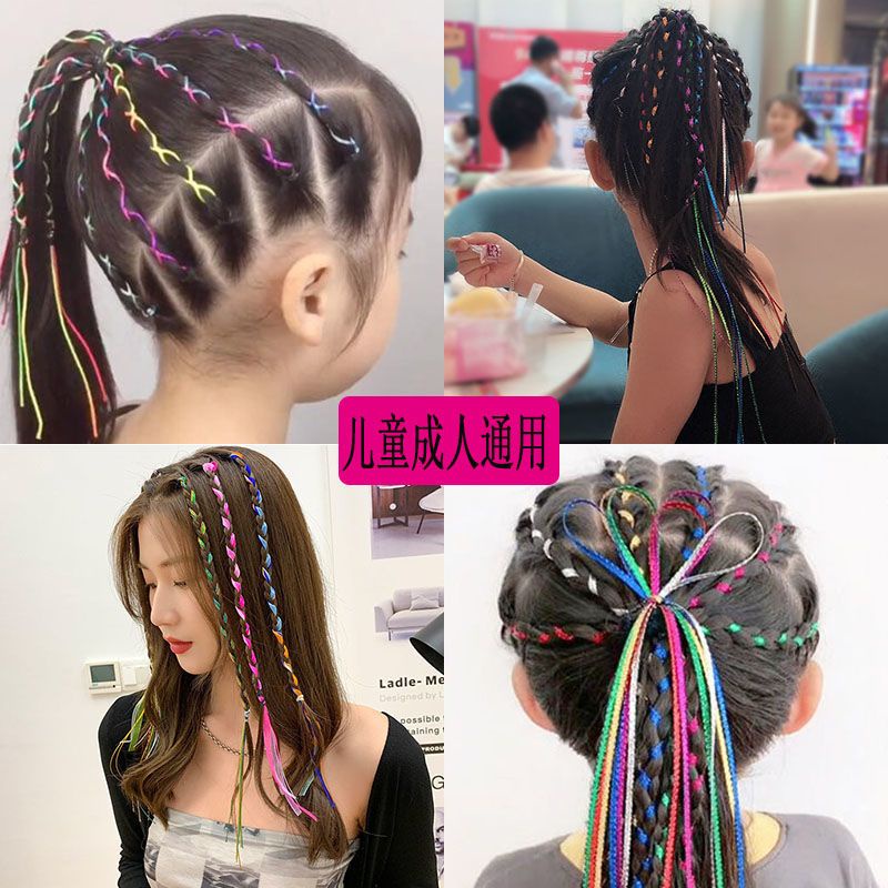 Dây Buộc Tóc Nhiều Màu Sắc Xinh Xắn Cho Bé Gái
