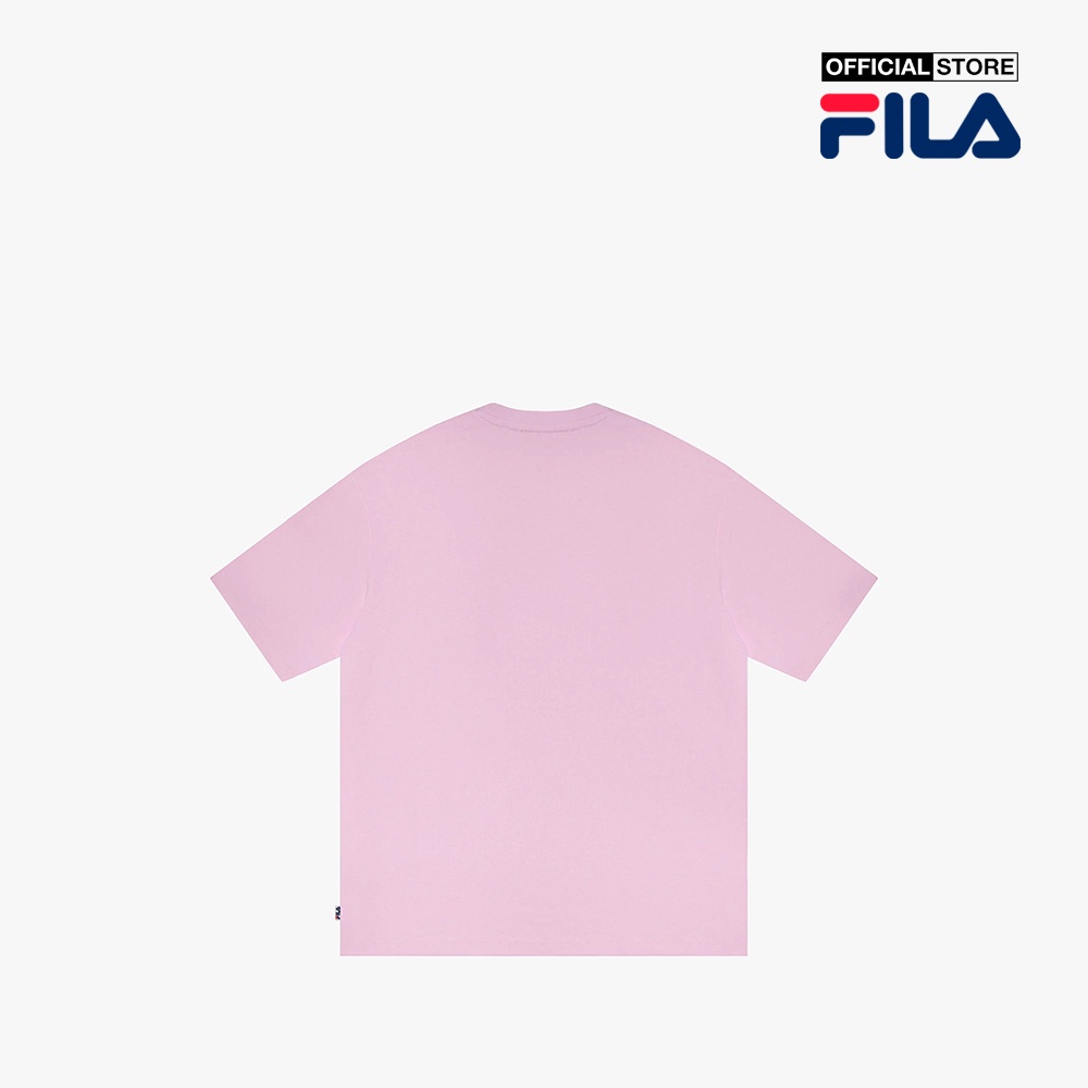 FILA - Áo thun unisex cổ tròn tay ngắn Heritage Loose Fit Logo FW2RSF2068X-CPK
