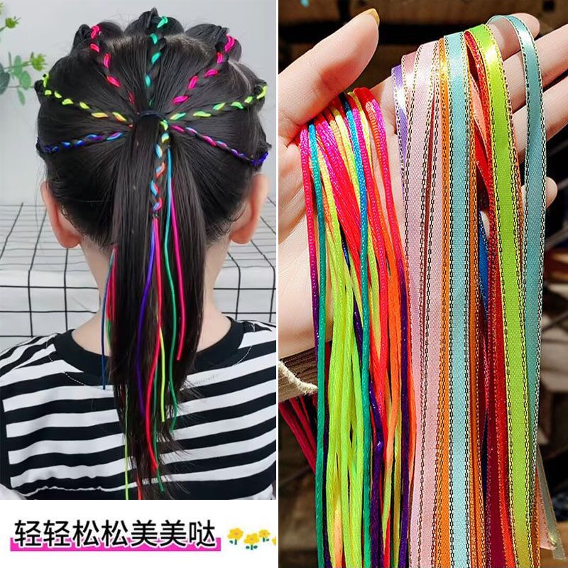 Dây Buộc Tóc Nhiều Màu Sắc Xinh Xắn Cho Bé Gái