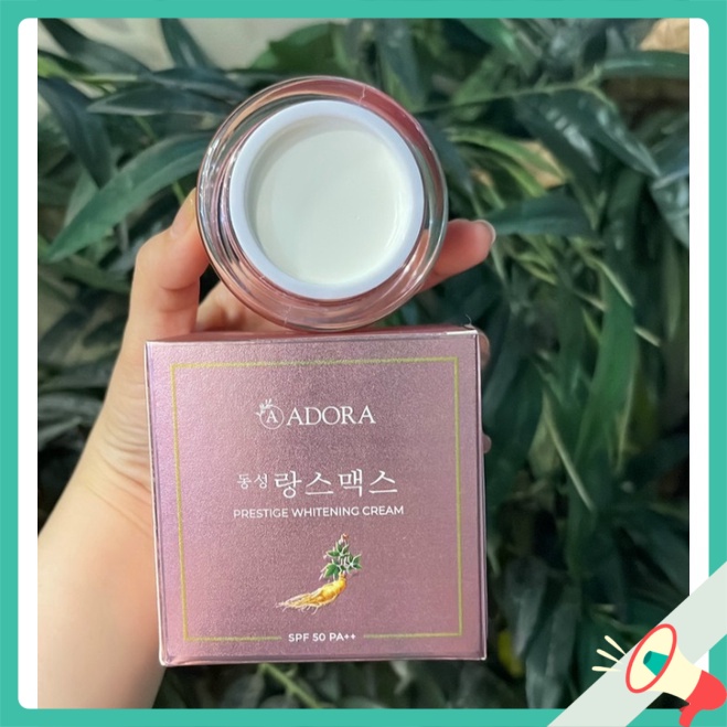 (Chính Hãng 100%) (Sỉ) Kem ADORA giảm nám,tàn nhang,chống lão hóa,sắc tố,đẹp lên mỗi ngày,trẻ như xưa 30G