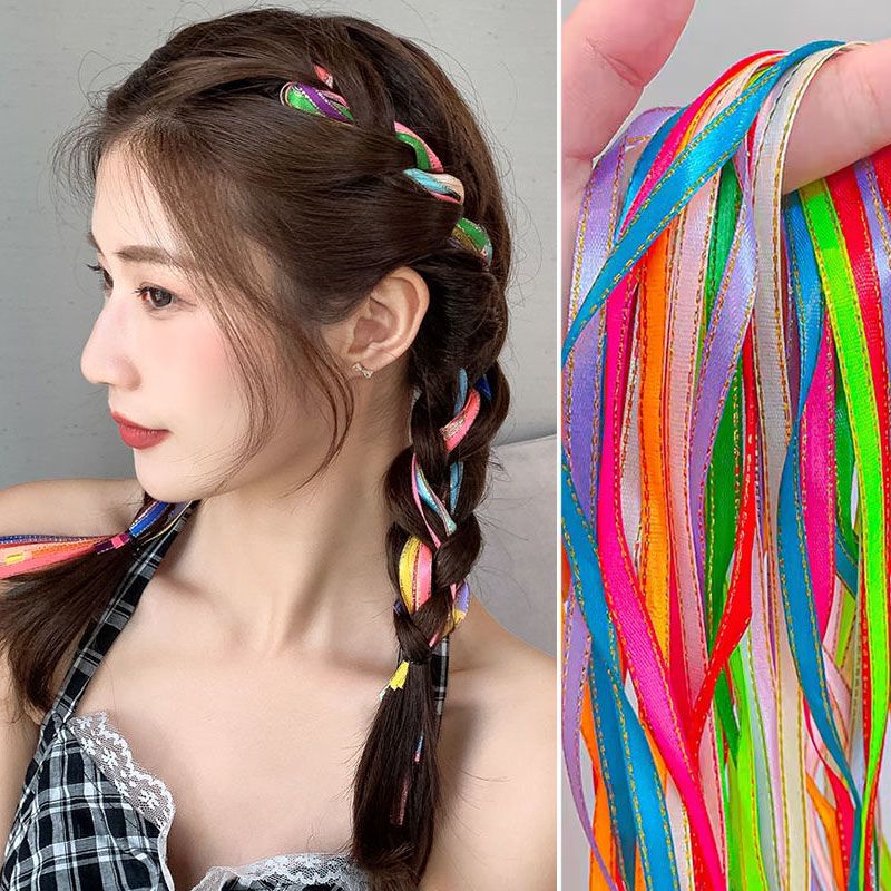 Dây Buộc Tóc Nhiều Màu Sắc Xinh Xắn Cho Bé Gái