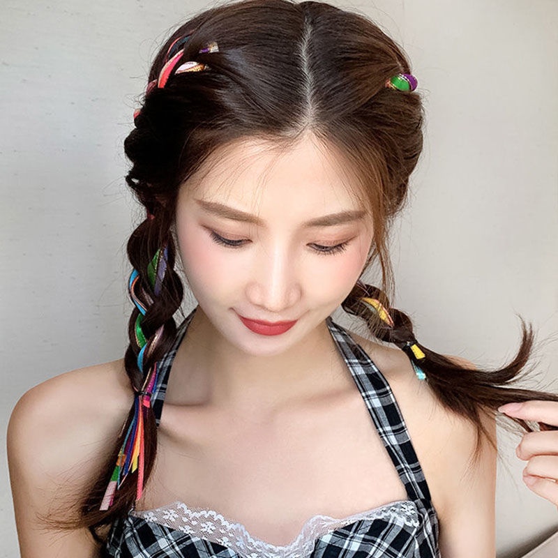 Dây Buộc Tóc Nhiều Màu Sắc Xinh Xắn Cho Bé Gái