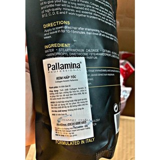 Hấp dầu Pallamina Collagen Keratin Complex 500ml NEW (dạng túi)