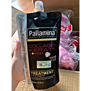Hấp dầu Pallamina Collagen Keratin Complex 500ml NEW (dạng túi)