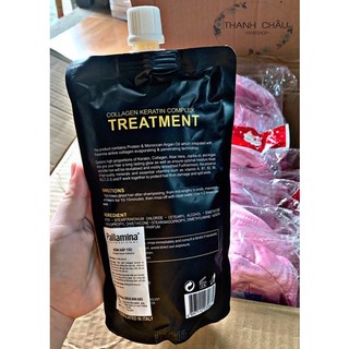 Hấp dầu Pallamina Collagen Keratin Complex 500ml NEW (dạng túi)