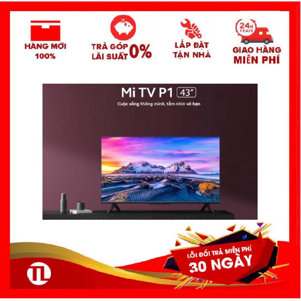 Ti vi Android Xiaomi 4K UHD 43 Inch L43M6-6ARG Hệ Điều Hành Android 10,Hẹn Giờ Tắt Máy - BẢO HÀNH CHÍNH HÃNG 2 NĂM TẬN N